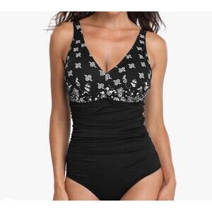Perona One Piece Swimsuit Black Size 8 New With Tags